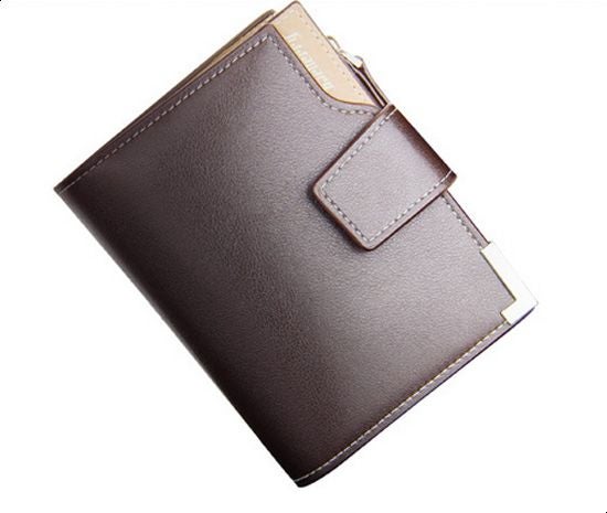 بايلليري محفظة كاجوال شورت من الجلد بني - Image 2