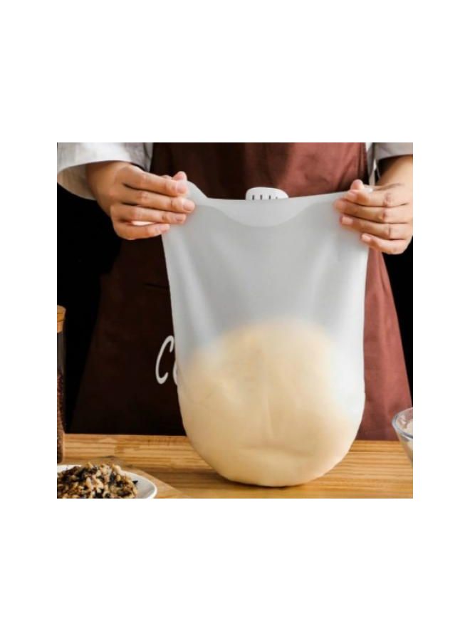 Generic Dough Mixing Cake Bag Silicone Light Blue  - Image 2