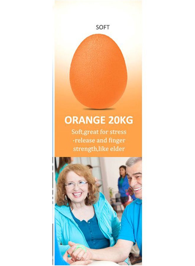 Generic Egg Shaped Finger Exercise Grip Ball 2.17x1.73inch  - Image 3