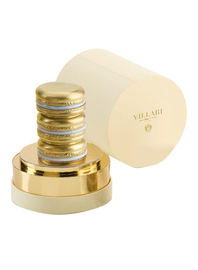 شمعة معطرة بيبي ماكرون ذهبي/ أزرق فاتح 9x5.5سم  - Image 3