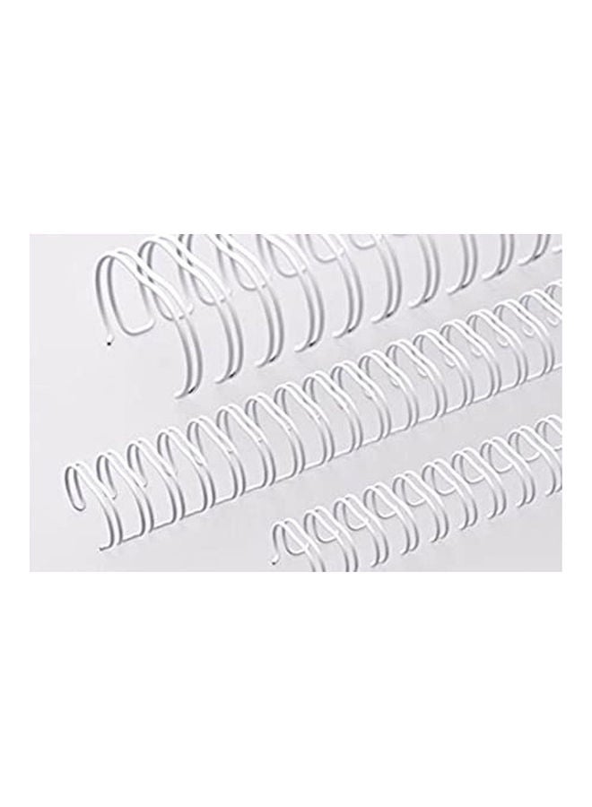 RENZ 50-Piece Metal Binding Wire White - Image 2