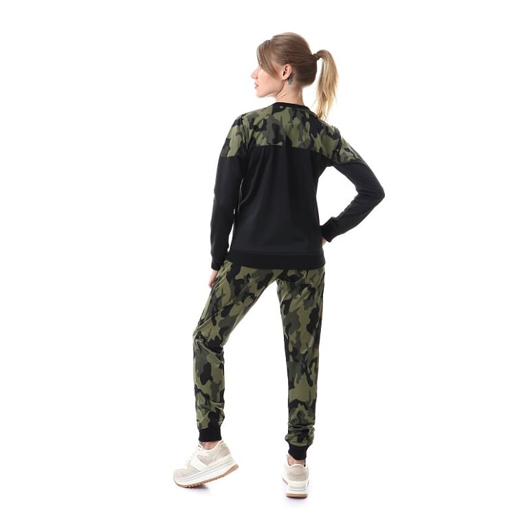 Caesar Printed Army Sportive Training Suit Olive/Black  - Image 3