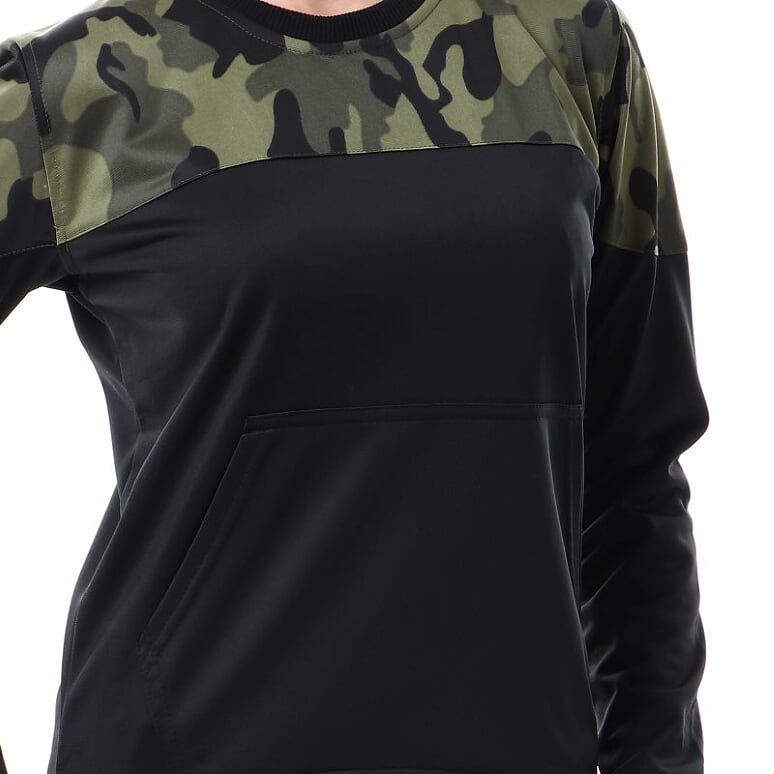 Caesar Printed Army Sportive Training Suit Olive/Black  - Image 4