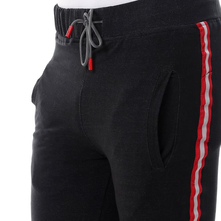 Caesar Elastic Waist With Tab Sweatpant black  - Image 4