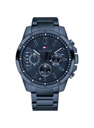 Men's Stainless Steel Chronograph Wrist Watch 48 mm - Blue - 1791560 - v1603119231/N41209935A_1