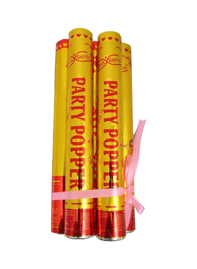 Generic - 5-Piece Party Popper Roll Set 30cm - Image 1