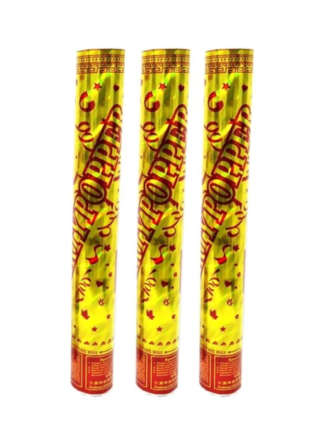 مجموعة مفرقعات للحفلات من 3 قطع 50سم - Image 1