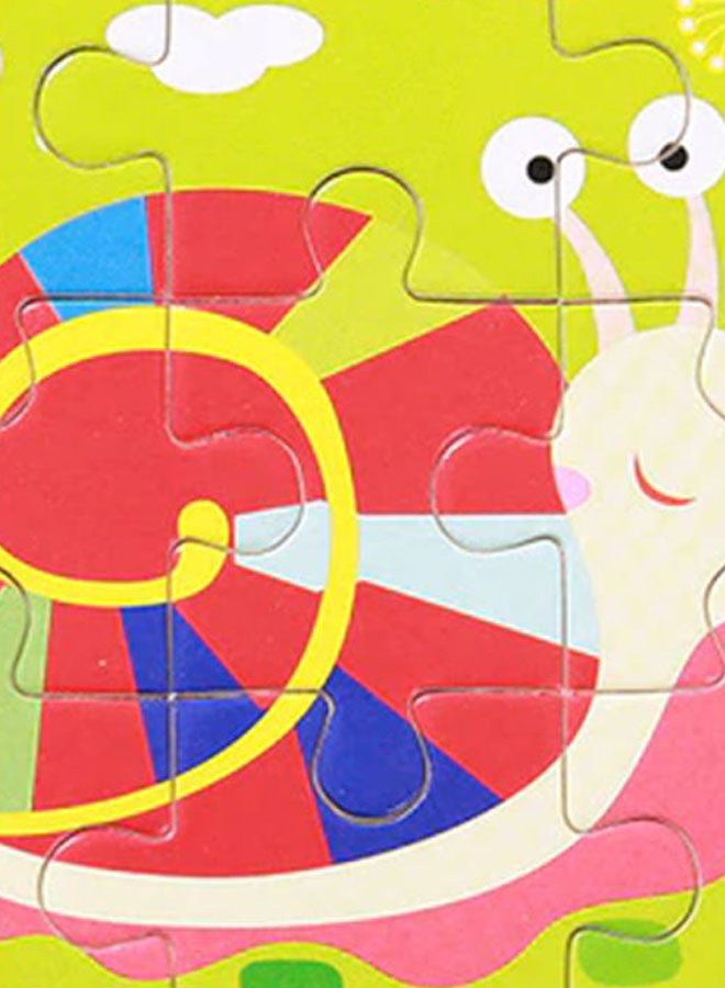 Snail Wooden 3D Puzzle 11x11cm