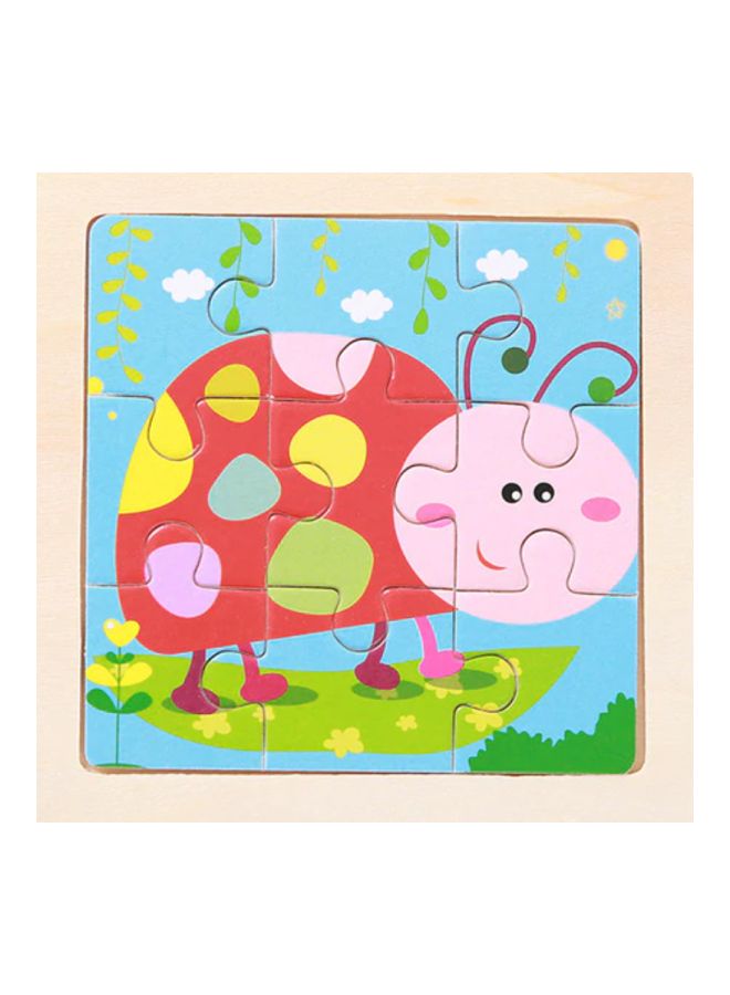 Beetle Wooden 3D Puzzle 11x11cm - Image 1