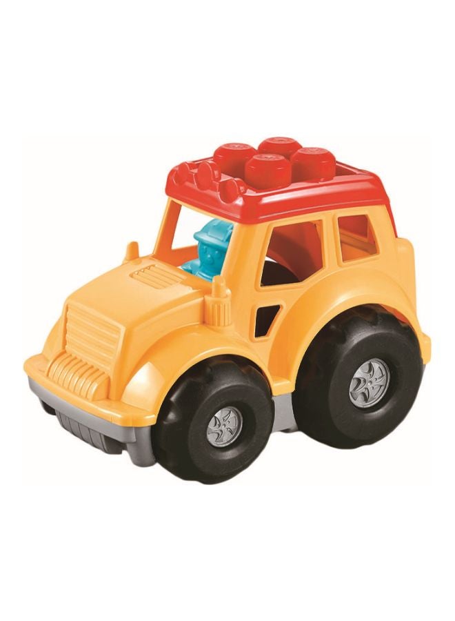 مجموعة مكعبات بناء سيارة كرتونية من سلسلة السيارات مكونة من 9 قطع 1107 أكبر من سنتين - Image 1