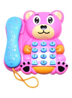 Bear Design Musical Phone Toy 20x16x2cm