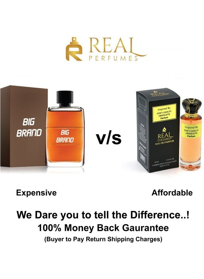 Real Inspired by Guci Guilty Absolute EDP 110ml - Image 2