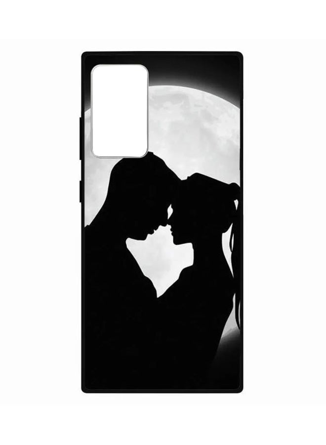 ثيودور غطاء حماية بطبعة رومانس الأزواج لهاتف سامسونج جالاكسي نوت 20 ألترا أسود/ رمادي - Image 1