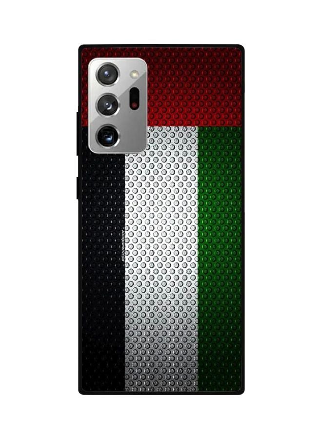 UAE Flag Printed Case Cover For Samsung Galaxy Note20 Ultra Red/Black/Green