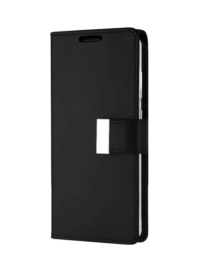 GOOSPERY Protective Flip Cover With Pockets For Samsung Galaxy S20 Black - Image 1
