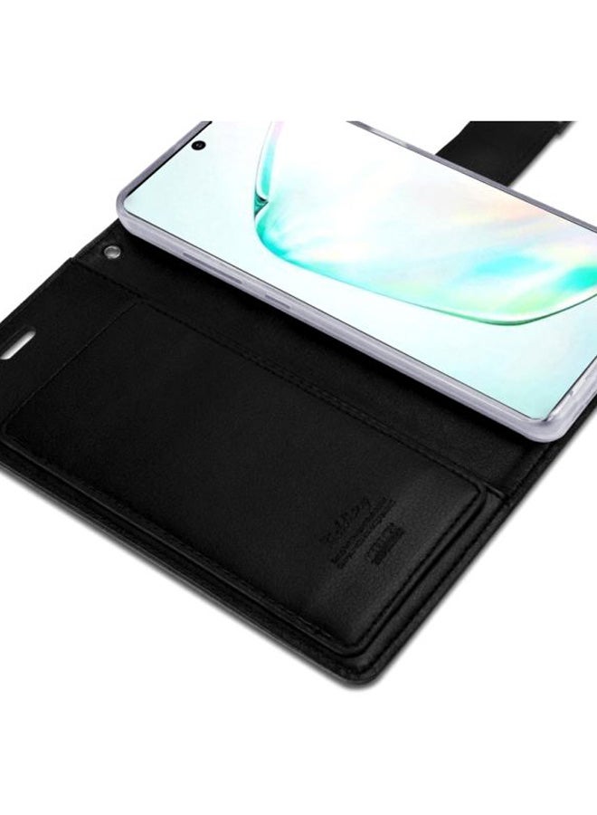 GOOSPERY Protective Flip Cover With Pockets For Samsung Galaxy S20 Black - Image 4