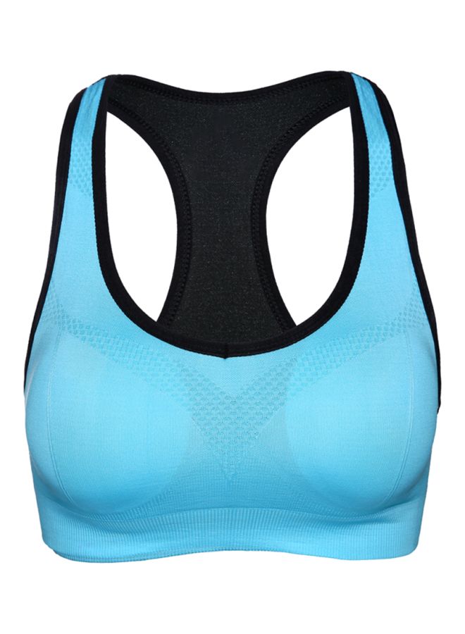 Padded Sports Bra Light Blue  - Image 1
