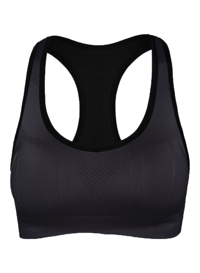 Padded Sports Bra Black - Image 3