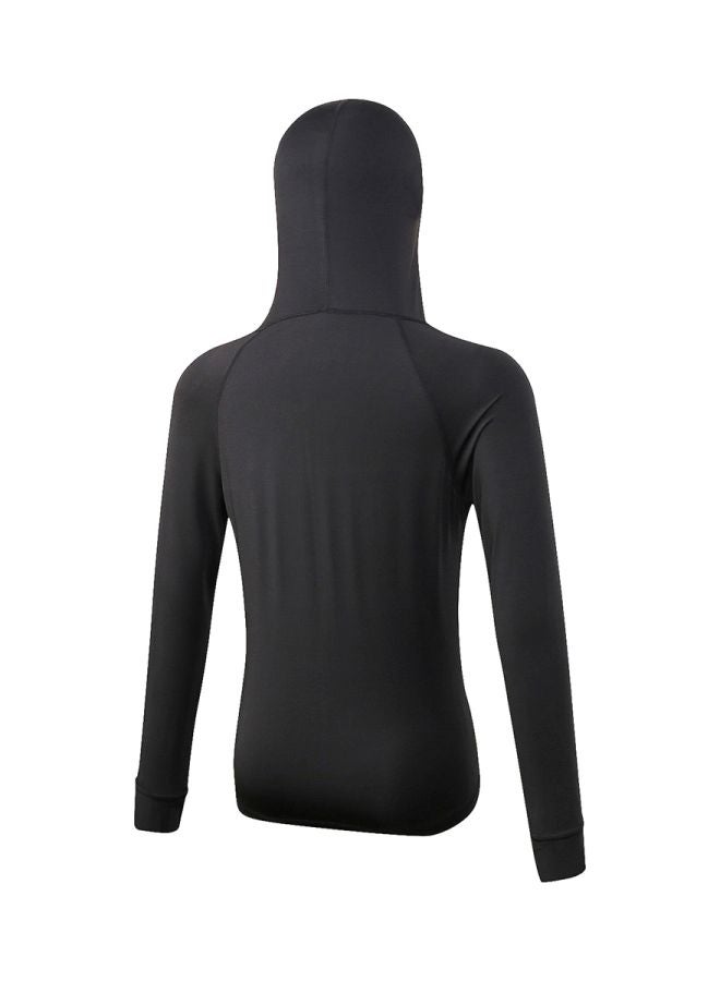 Full-Zippered Running Jacket Black - Image 2