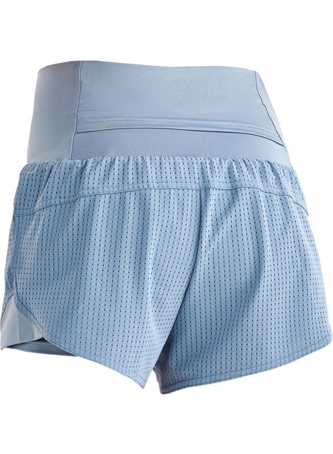 شورت سادة للركض. أزرق - Image 3