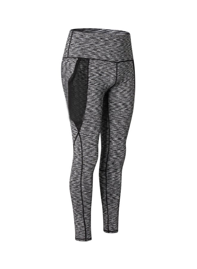 High Waist Yoga Leggings Grey  - Image 1