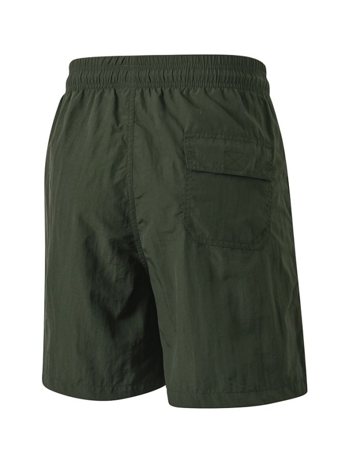 Generic - Solid Pocket Detailed Shorts Dark Green - Image 1