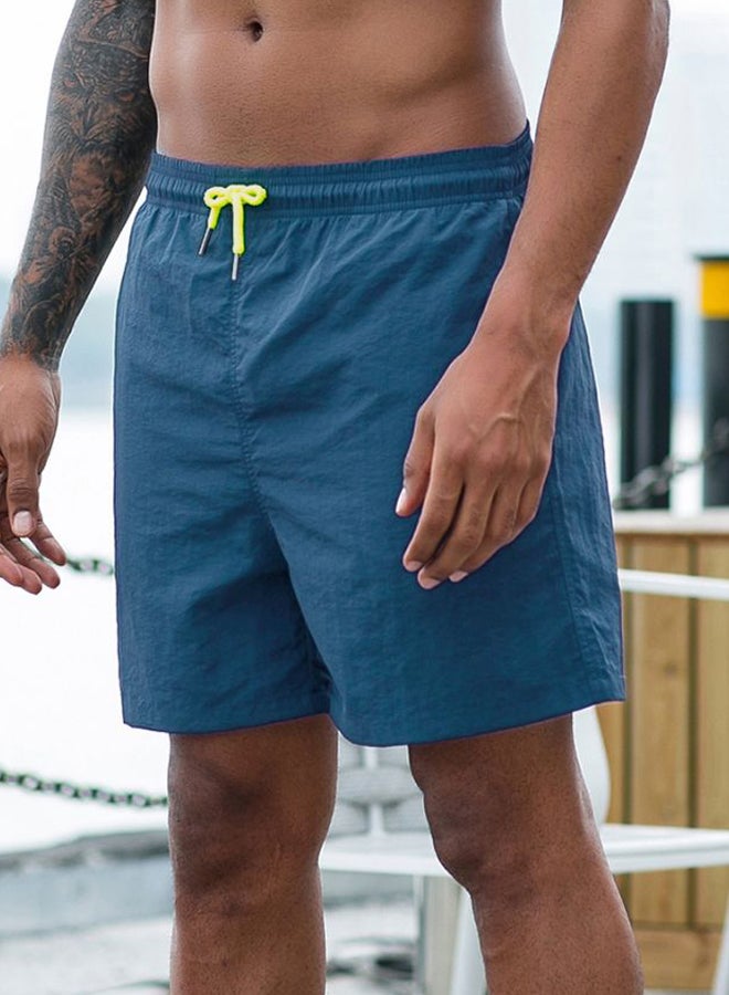 Generic - Solid Pocket Detailed Shorts Blue - Image 1