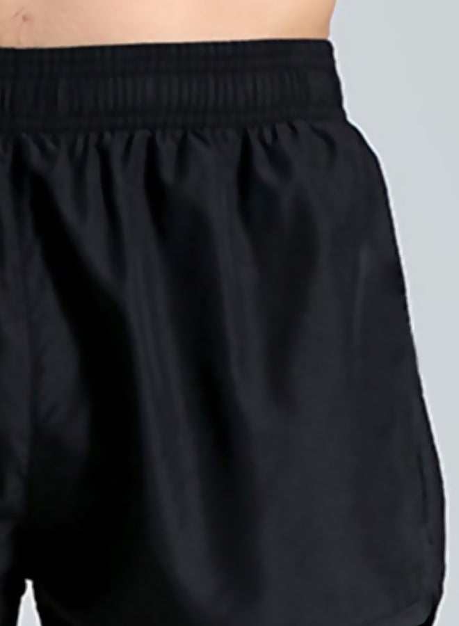 2-In-1 Quick Dry Running Shorts Black/Grey