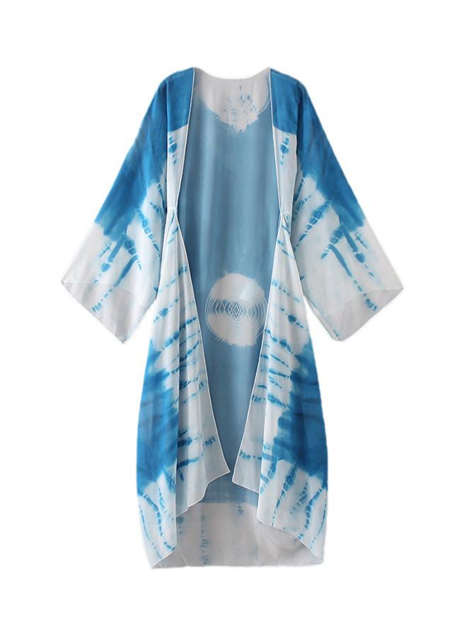 Bleached Beach Cover Blue/White - Image 1