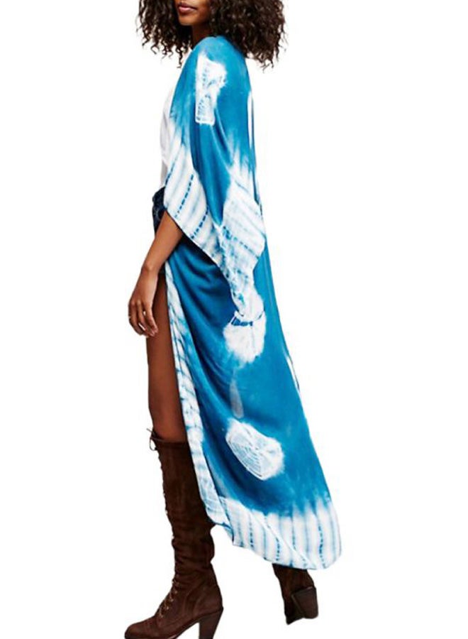 Bleached Beach Cover Blue/White - Image 2