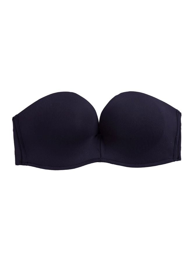 Generic - Half Cup Push-Up Bra Black - Image 1