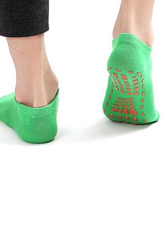 Fitness Pilates Non Slip Socks Grass Green  - Image 2