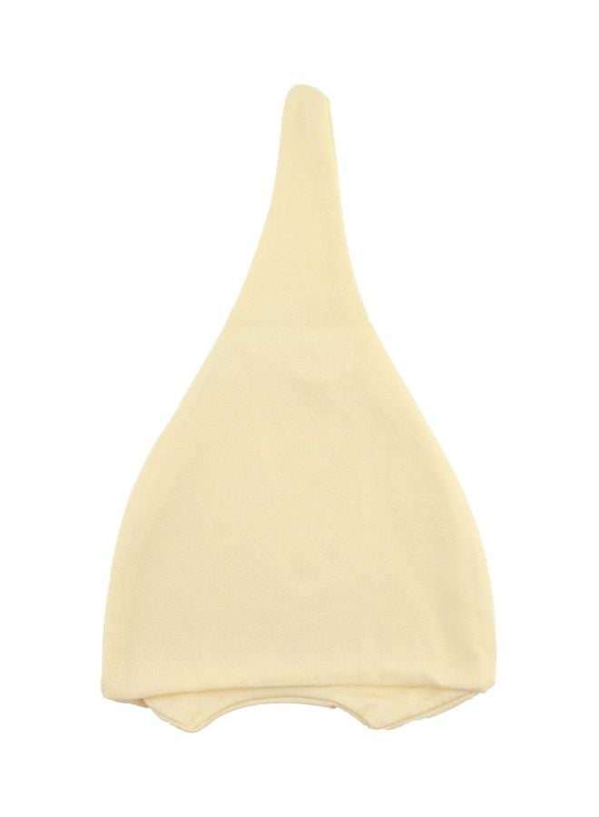 Sleeping Chapeau Knit Beanie Yellow/White  - Image 2