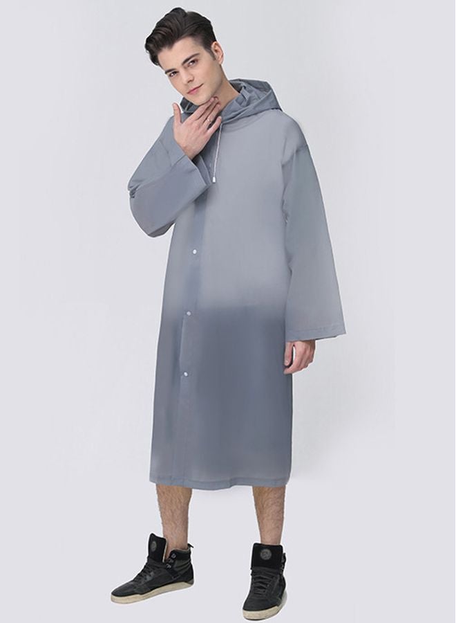 Generic - EVA Hooded Raincoat Grey - Image 1