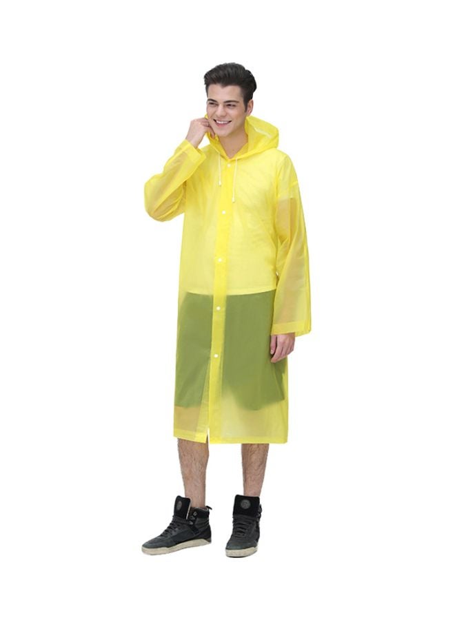 EVA Hooded Raincoat Yellow - Image 1