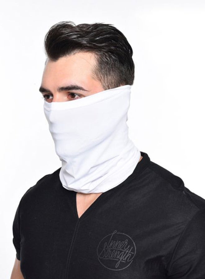 Mounting Ear Neck Gaiter White  - Image 2