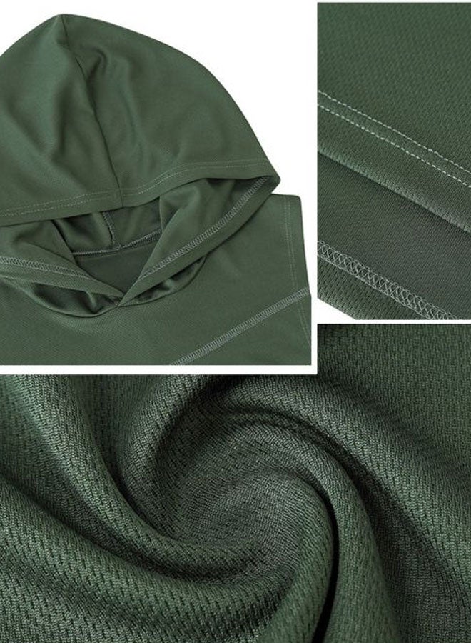 Generic - Athletic Hooded Vest Green - Image 1