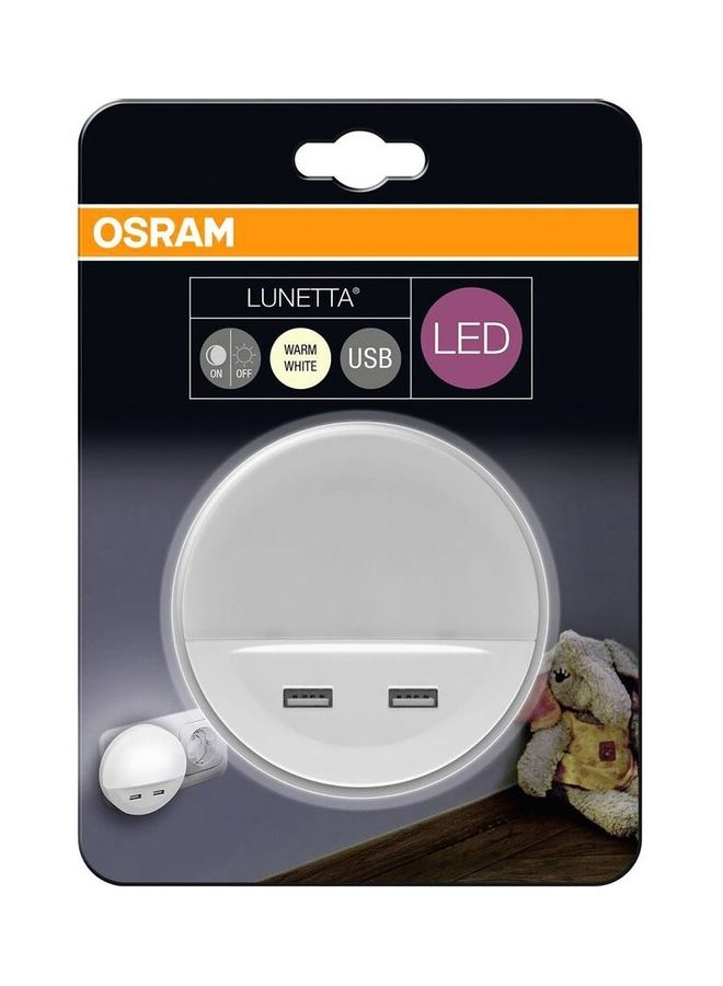 Osram Lunetta Socket Night Light White 4cm  - Image 2