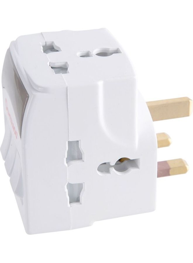 OSHTRACO 3-Way Switched Bs Multi Adaptor Plug Multicolour  - Image 2