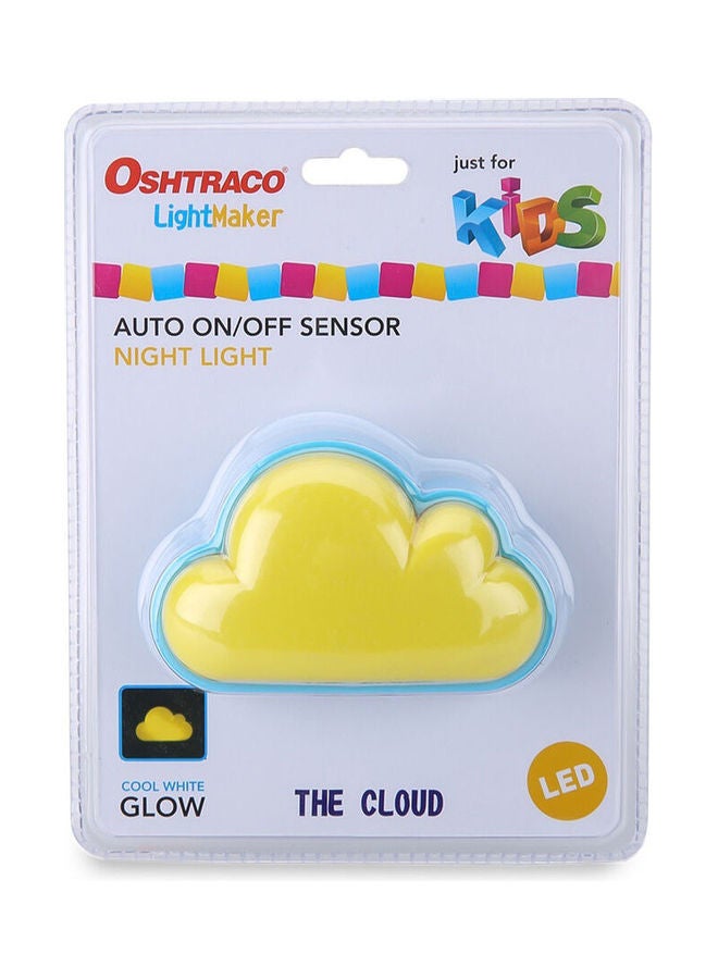 OSHTRACO Smiling Cloud LED Night Light Yellow