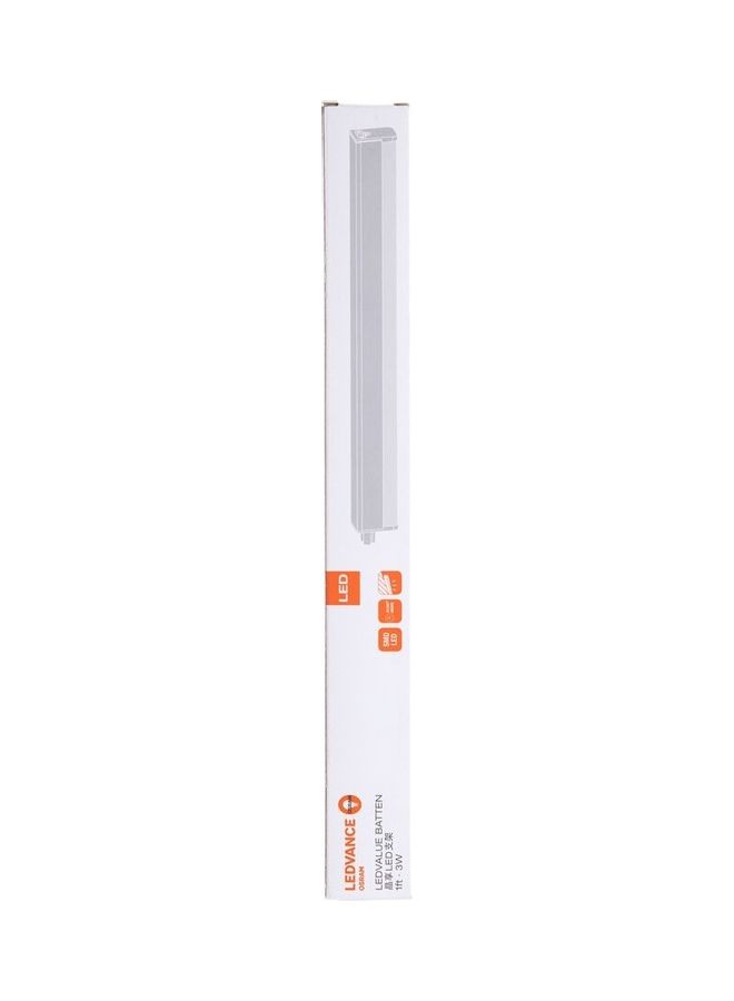 Osram Ledvalue Led Batten Light 3 W White  - Image 1