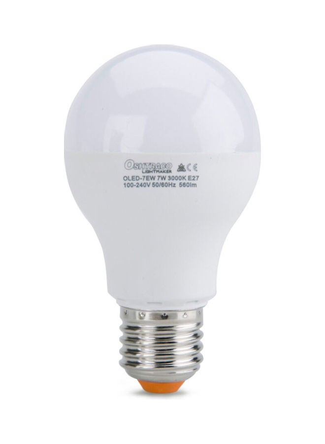OSHTRACO E27 7W LED Lamp White  - Image 1