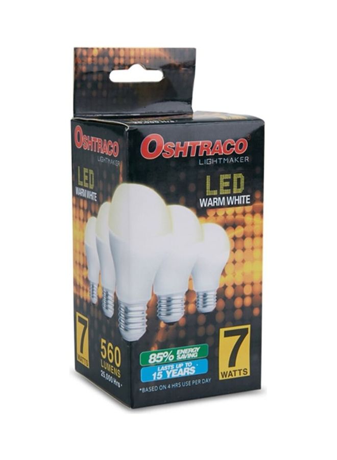 OSHTRACO E27 7W LED Lamp White  - Image 2