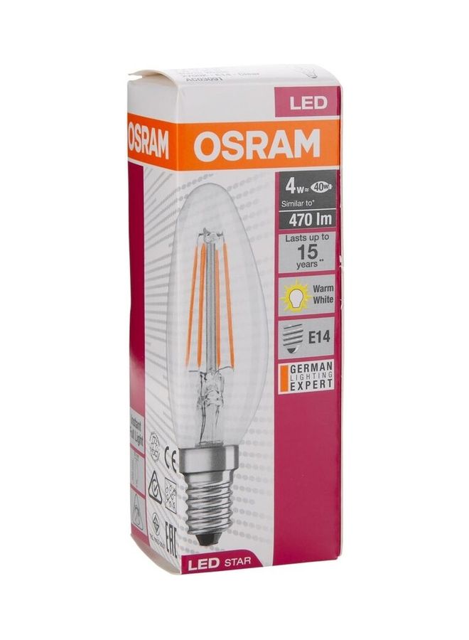 Osram - Parathom Retrofit Classic B 4 W White - Image 1