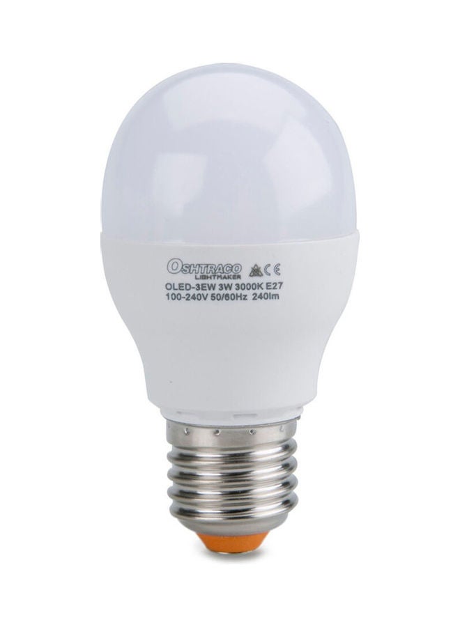 OSHTRACO E27 3W LED Lamp White  - Image 1
