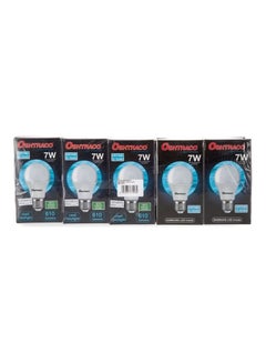 OSHTRACO Pack Of 5 LED Bulbs 7W White  - Image 1
