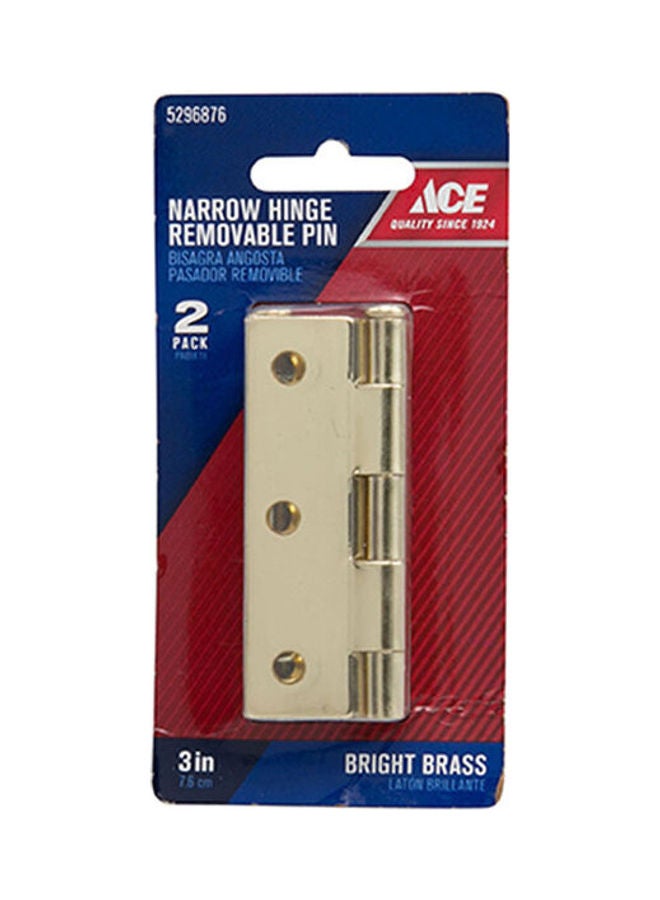 ACE Narrow Hinge With Removable Pin 7.6 cm Multicolour 