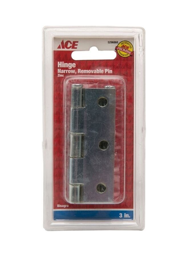 Narrow Hinge With Removable Pin Black