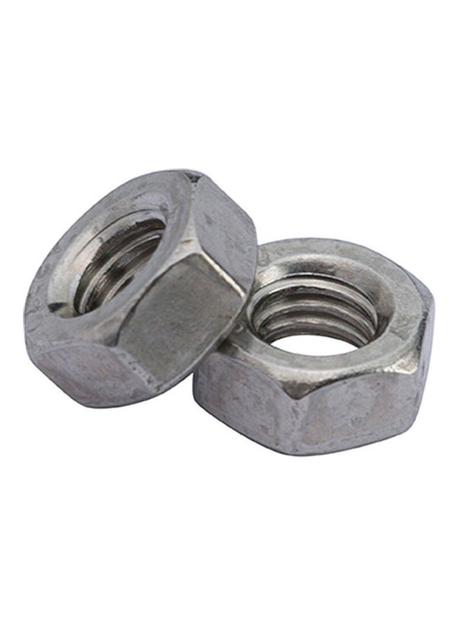 suki 10-Piece M6 Hex Nuts Silver 10mm  - Image 2