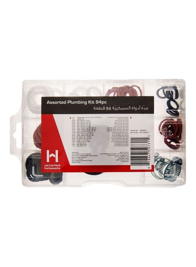 homeworks Assorted Plumbing Kit Multicolour  - Image 1